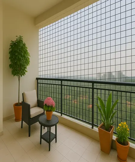 Balcony Safety Nets Installation Services by VSafe India