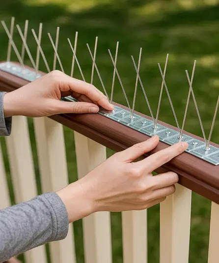 Bird Spikes Installation Services by VSafe India